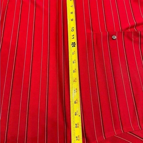 PGA tour polo shirts (2) in lot.striped 1-red 1-black size large - Picture 4 of 10